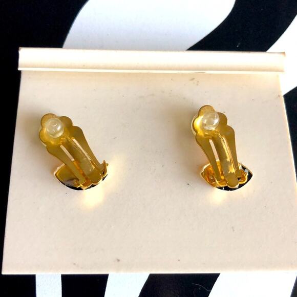 4 for $20 Stephan & Co. Black Clip On Earrings - Picture 3 of 3